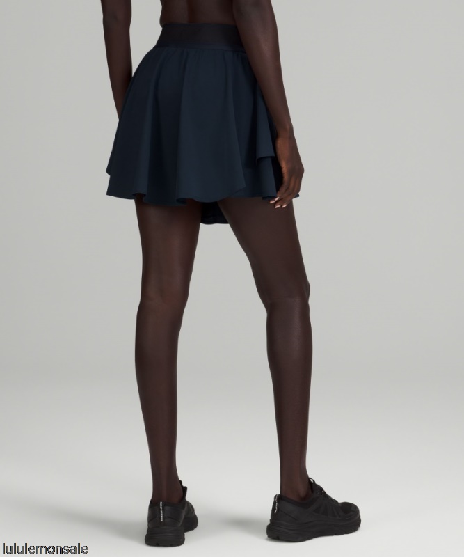 Lululemon Damen DELULU412 | Lululemon Deutschland True Navy Court Rival Hoch Sitzender Rock Lang